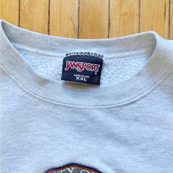 VTG 90s Jansport University Of Illinois Crewneck Unisex Chief Illiniwek Sz. XXL - Picture 4 of 7